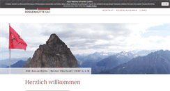 Desktop Screenshot of dossenhuette.ch